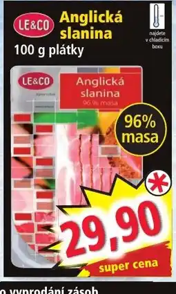 Norma Anglická slanina nabídka