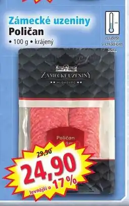 Norma Zámecké uzeniny Poličan nabídka