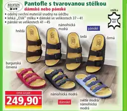 Norma Pantofle s tvarovanou stélkou nabídka