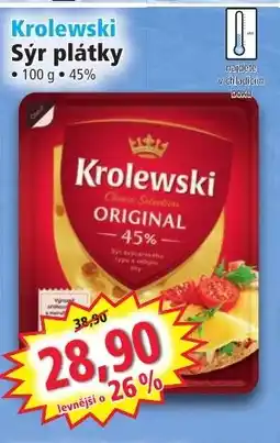 Norma Krolewski Sýr plátky nabídka