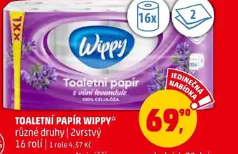 Penny Market TOALETNÍ PAPÍR WIPPY nabídka