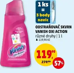 Penny Market ODSTRAŇOVAČ SKVRN VANISH OXI ACTION nabídka