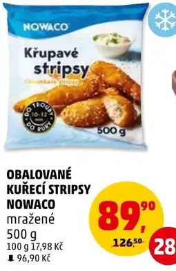 Penny Market OBALOVANÉ KUŘECÍ STRIPSY NOWACO nabídka