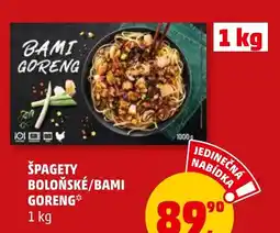 Penny Market ŠPAGETY BOLOŇSKÉ/BAMI GORENG nabídka