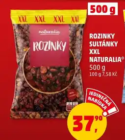 Penny Market ROZINKY SULTÁNKY XXL NATURALIA nabídka