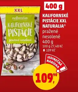 Penny Market KALIFORNSKÉ PISTÁCIE XXL NATURALIA nabídka