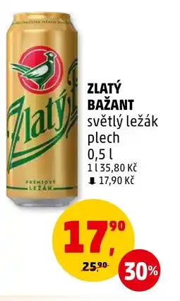 Penny Market ZLATÝ BAŽANT 0.5L nabídka