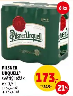 Penny Market PILSNER URQUELL nabídka