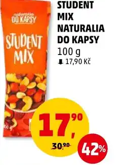Penny Market STUDENT MIX NATURALIA DO KAPSY nabídka