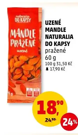 Penny Market UZENÉ MANDLE NATURALIA DO KAPSY nabídka
