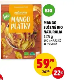Penny Market MANGO SUŠENÉ BIO NATURALIA nabídka