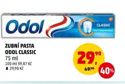 Penny Market ZUBNÍ PASTA ODOL CLASSIC nabídka