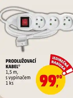 Penny Market PRODLUŽOVACÍ KABEL nabídka