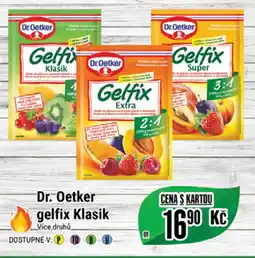 Tamda Foods Dr. Oetker gelfix Klasik nabídka