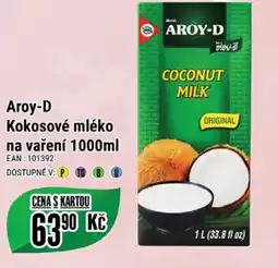 Tamda Foods Aroy-D Kokosové mléko na vaření 1000ml nabídka