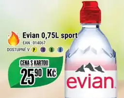 Tamda Foods Evian 0,75L sport nabídka