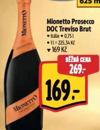 Albert Mionetto Prosecco DOC Treviso Brut 0.75 L nabídka