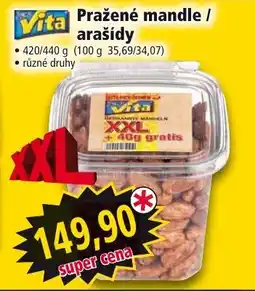 Norma Pražené mandle / arašídy nabídka