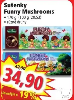 Norma Sušenky Funny Mushrooms nabídka