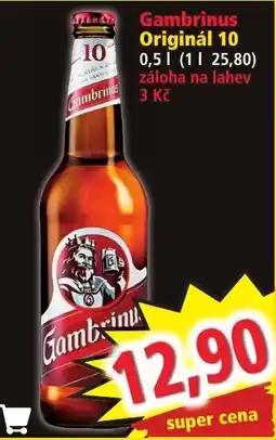 Norma Gambrinus Originál 10 0,5L nabídka