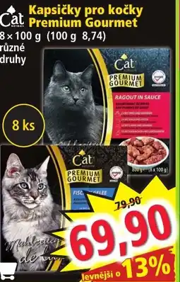 Norma Kapsičky pro kočky Premium Gourmet nabídka