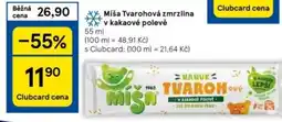Tesco Míša Tvarohová zmrzlina v kakaové polevě nabídka