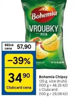 Tesco Bohemia Chipsy nabídka