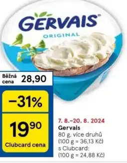 Tesco GERVAIS nabídka
