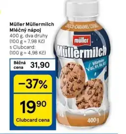 Tesco Müller Müllermilch Mléčný nápoj nabídka