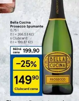 Tesco Bella Cucina Prosecco Spumante nabídka