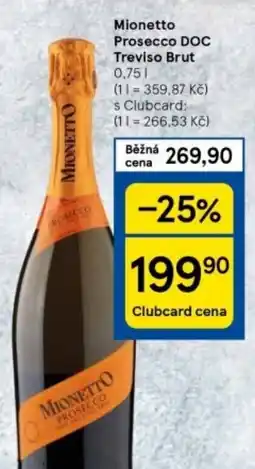 Tesco Mionetto Prosecco DOC Treviso Brut nabídka