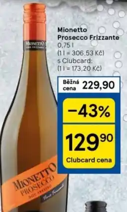 Tesco Mionetto Prosecco Frizzante nabídka