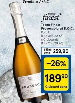 Tesco Tesco Finest Prosecco brut D.O.C. nabídka