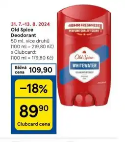 Tesco Old Spice Deodorant nabídka