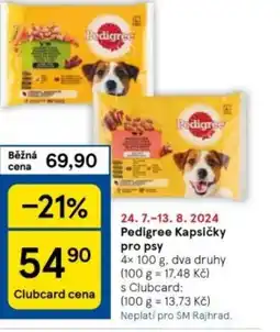 Tesco Pedigree Kapsičky pro psy nabídka