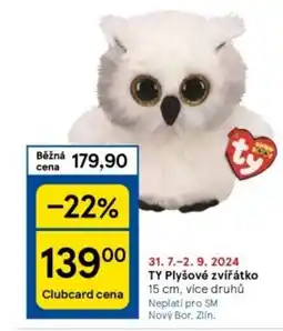 Tesco TY Plyšové zvířátko nabídka