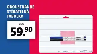 Lidl OBOUSTRANNĚ STÍRATELNÁ TABULKA nabídka