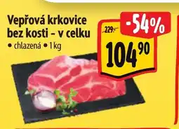 Albert Vepřová krkovice bez kosti - v celku nabídka