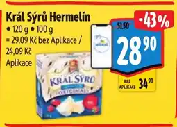 Albert Král Sýrů Hermelín nabídka