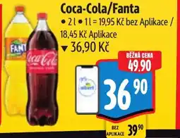 Albert Coca-Cola/Fanta nabídka
