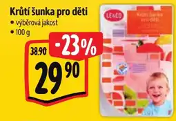 Albert Krůtí šunka pro děti nabídka