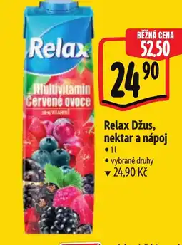 Albert Relax Džus, nektar a nápoj nabídka