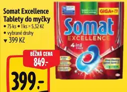 Albert Somat Excellence Tablety do myčky nabídka
