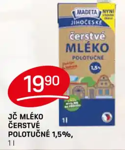 Flop JČ MLÉKO ČERSTVÉ POLOTUČNÉ 1,5%, nabídka