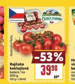 Billa Rajčata koktejlová nabídka