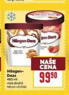 Billa Häagen dazs zmrzlina nabídka