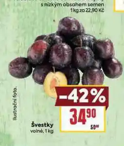 Billa Švestky nabídka
