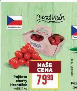 Billa Rajčata cherry hranáček nabídka