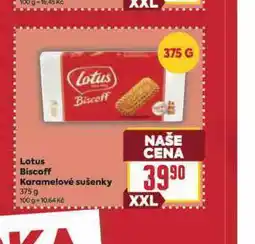 Billa Lotus biscoff karamelové sušenky nabídka
