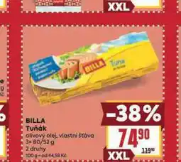 Billa Billa tuňák nabídka